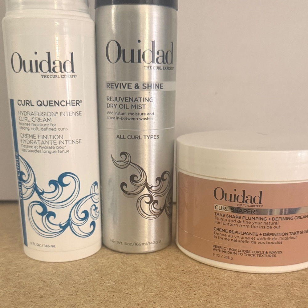 Curl Quencher Intense Cream and Revive & Shine Mist Set